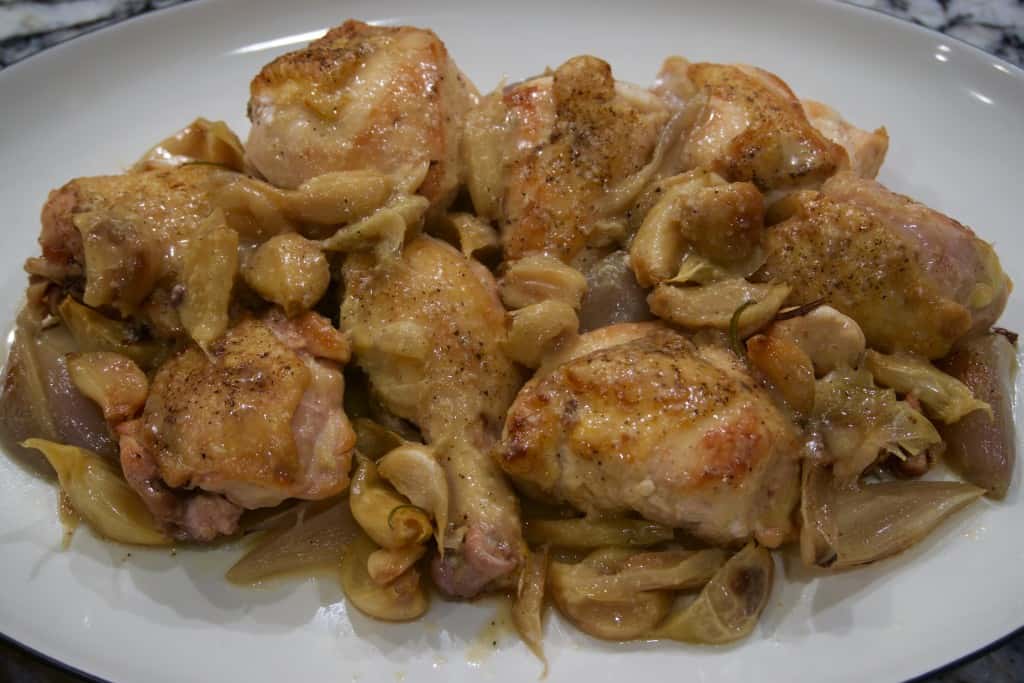 Chicken with 40 Cloves of Garlic | YummyNoises.com