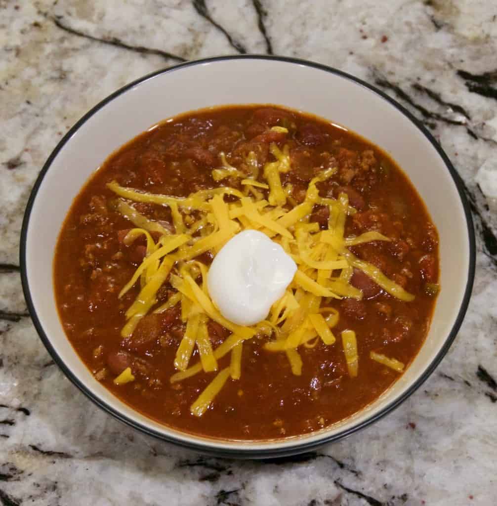 Yummy Noises Spicey Beef and Bean Chili