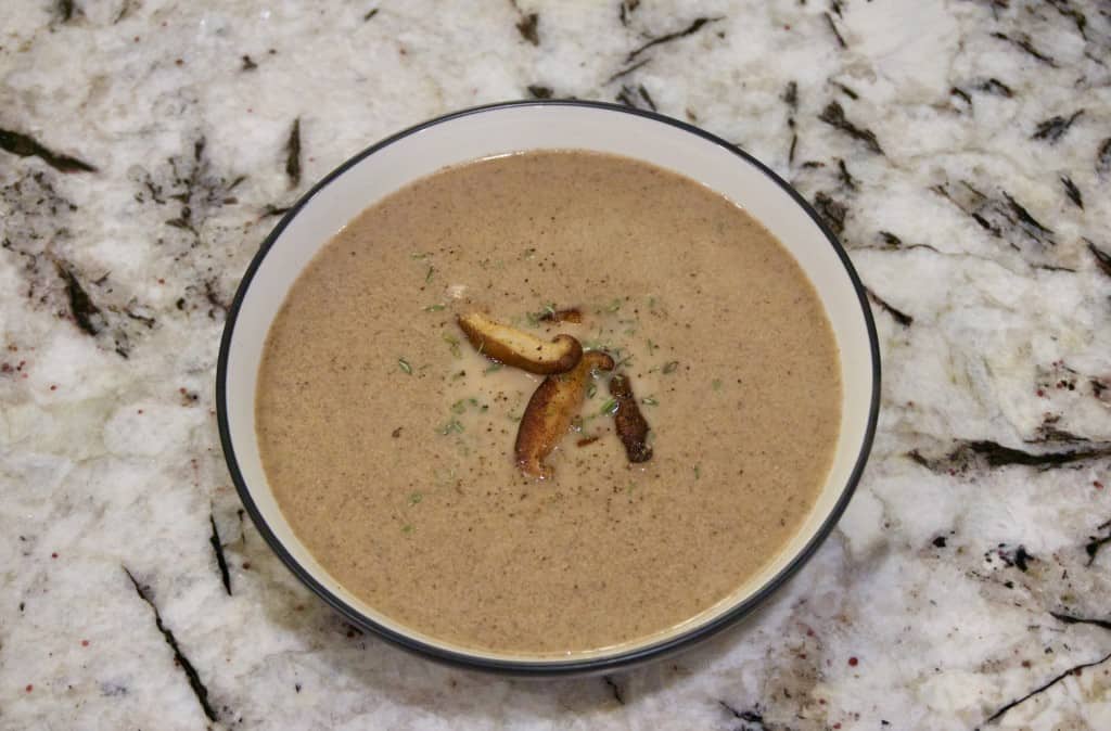 Creamy Mushroom Soup | YummyNoises.com
