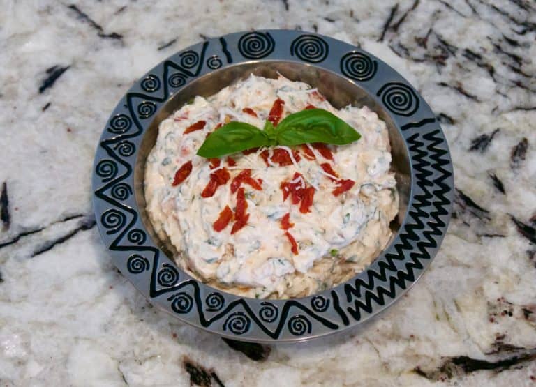 SunDried Tomato Basil Dip Yummy Noises