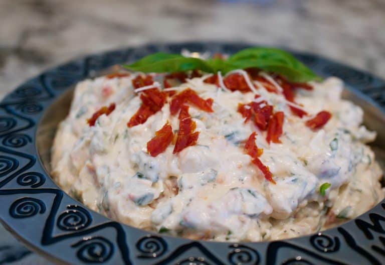 SunDried Tomato Basil Dip Yummy Noises