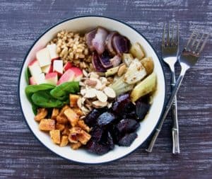 Winter Vegetable Buddha Bowl - Yummy Noises